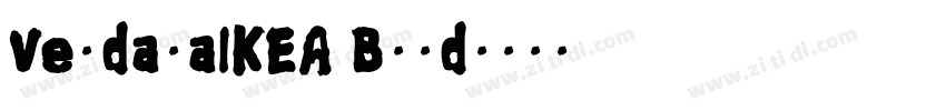 VerdanaIKEA Bold字体转换